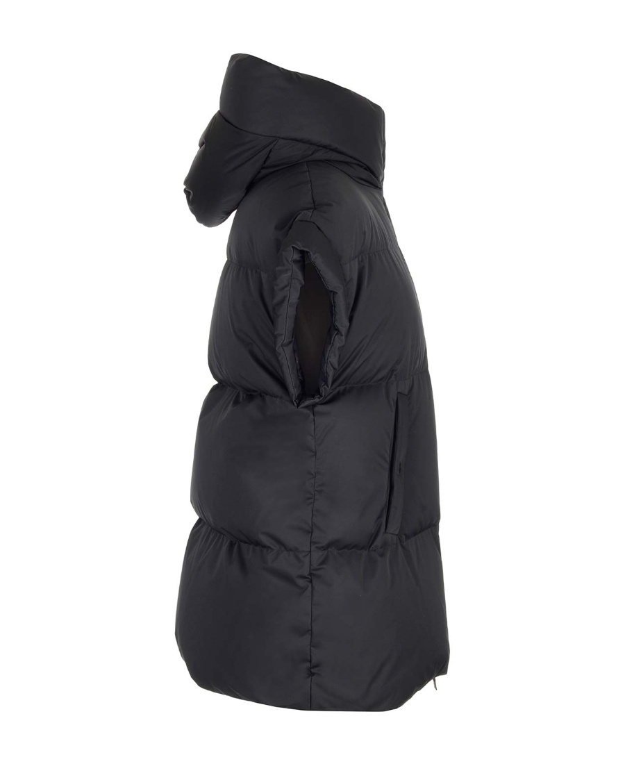Herno High-neck Down Jacket In Black