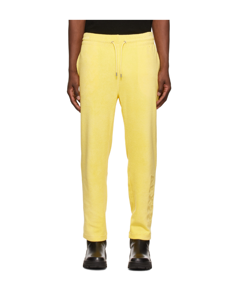 Alyx Yellow Loose And Tight Waist Casual Pants In Yellow