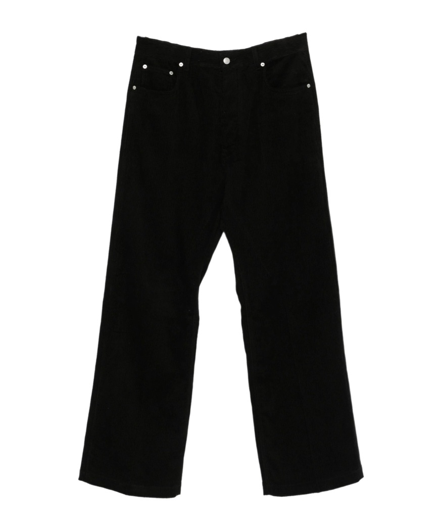 Rick Owens Belt Loops Slacks In Black