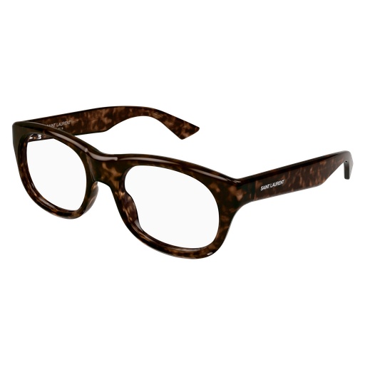 Saint Laurent Rectangular Frame In Brown