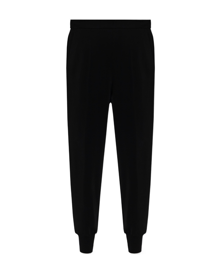Stella Mccartney Pleated Front Trousers In Black