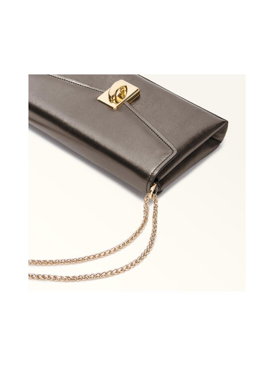 Furla Chain Shoulder Bag In Gray