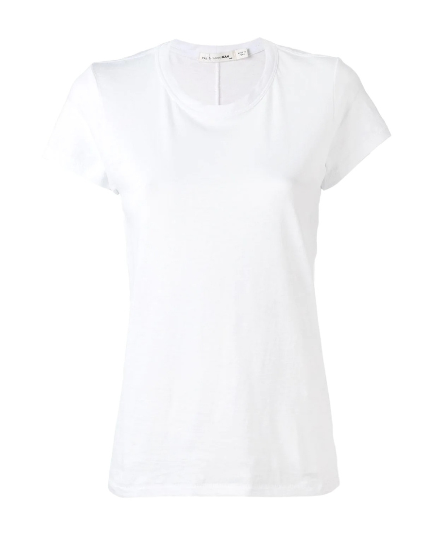 Rag & Bone Plain T-shirt In White