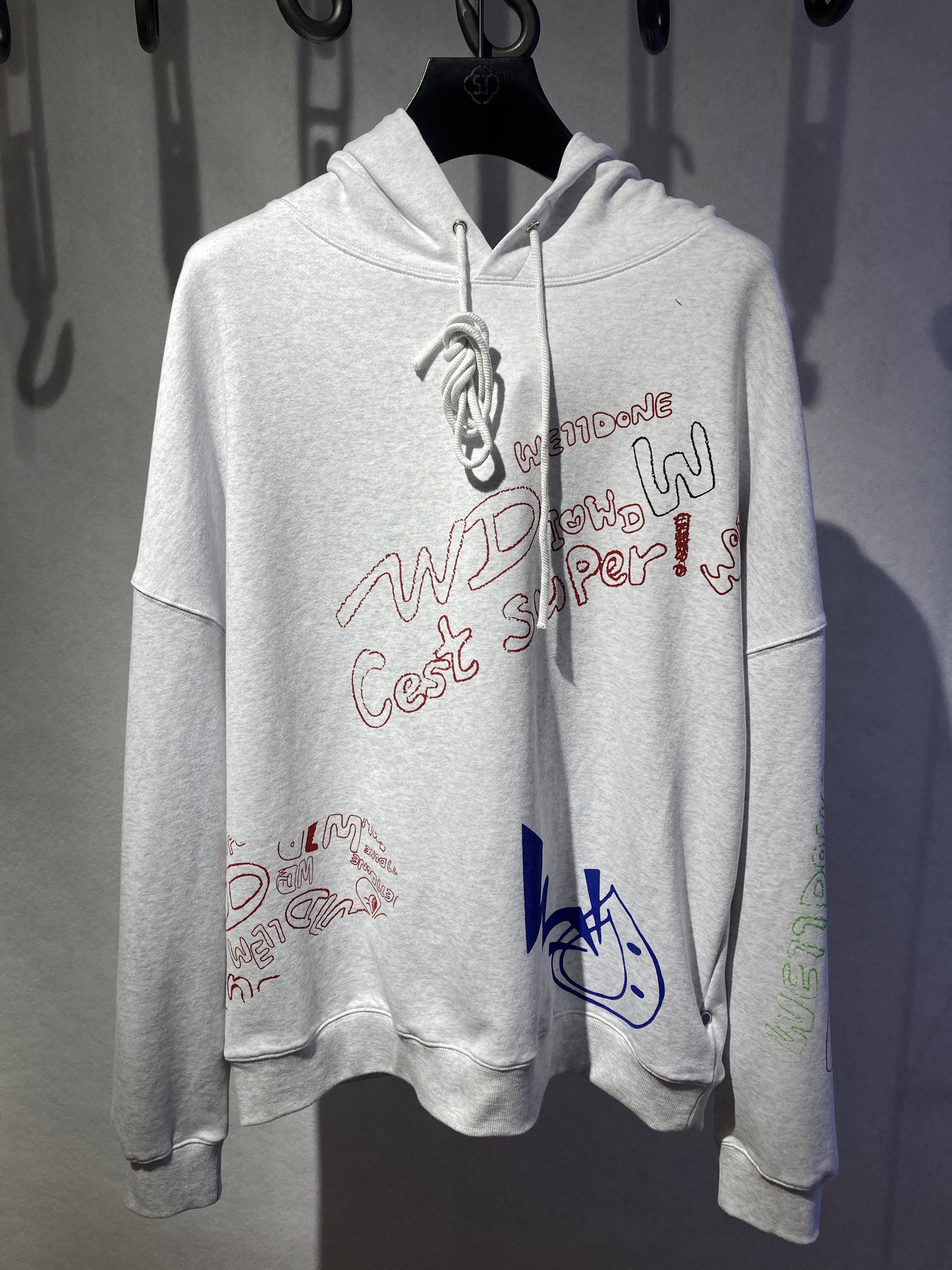 We11 Done Hoodie In White