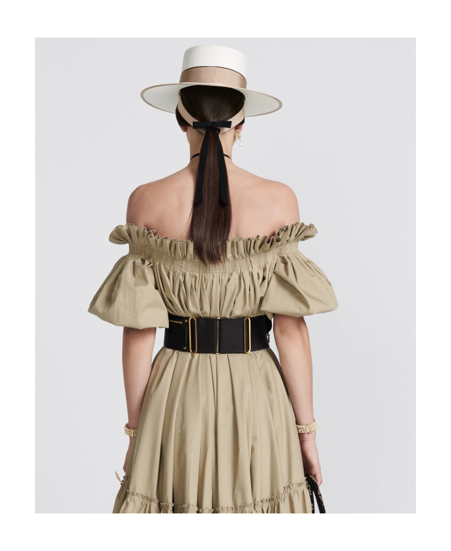 Dior Saddle Belt In Black
