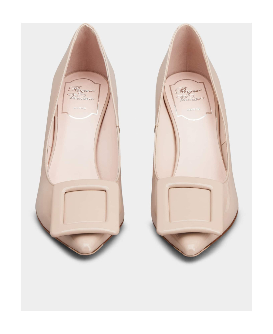 Roger Vivier Viv In The City Pumps In Nude