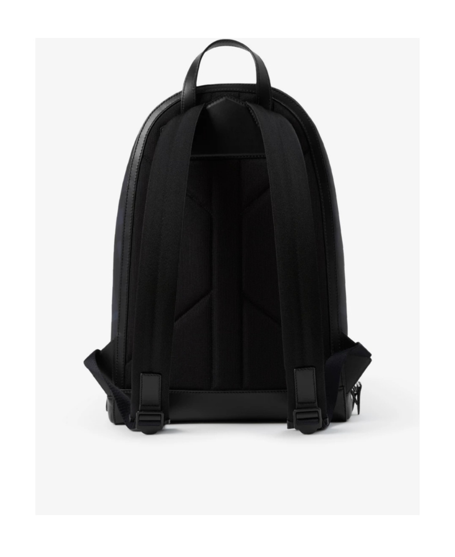 Burberry Rocco Check-print Backpack In Blue