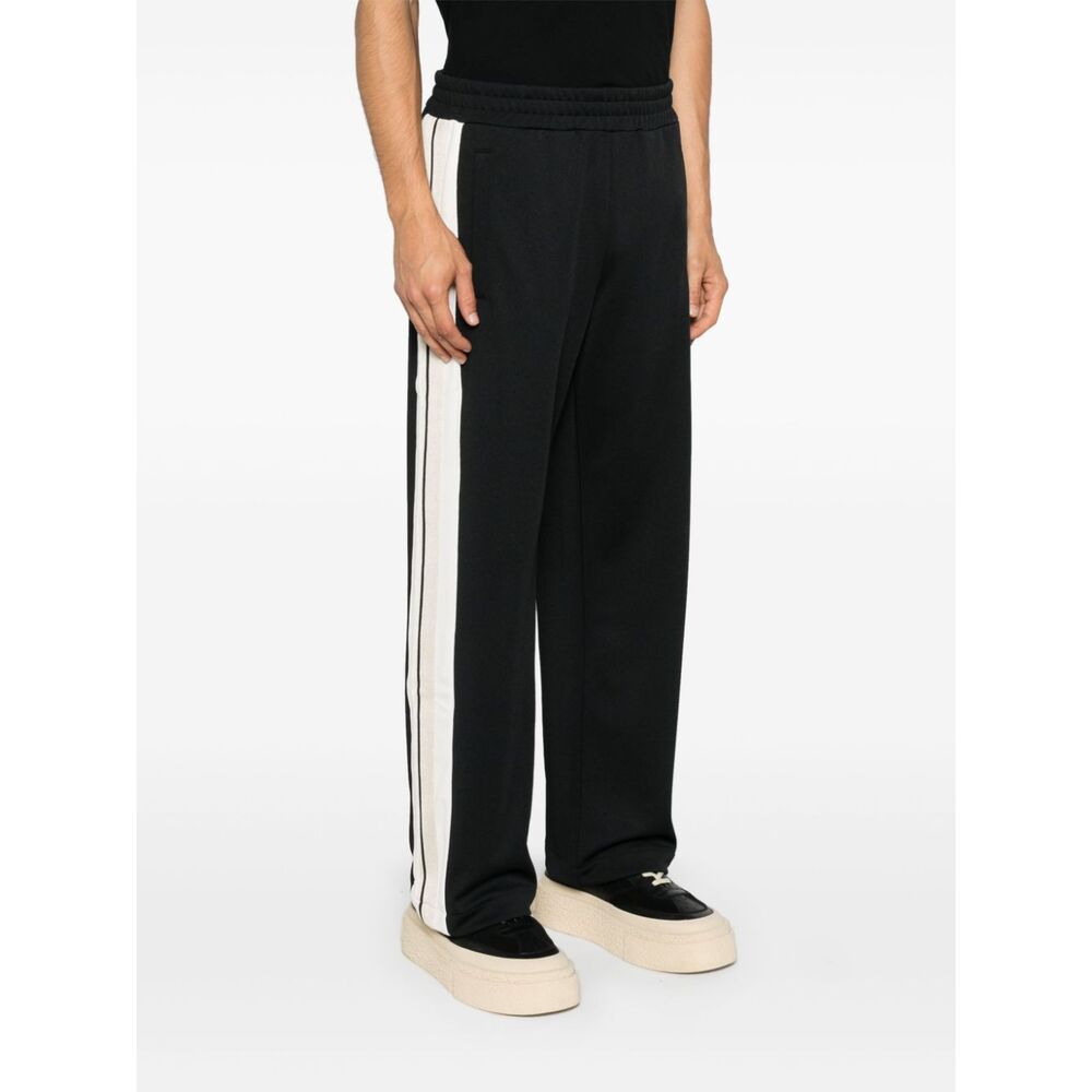 Palm Angels Elastic Waist Sweatpants In Black