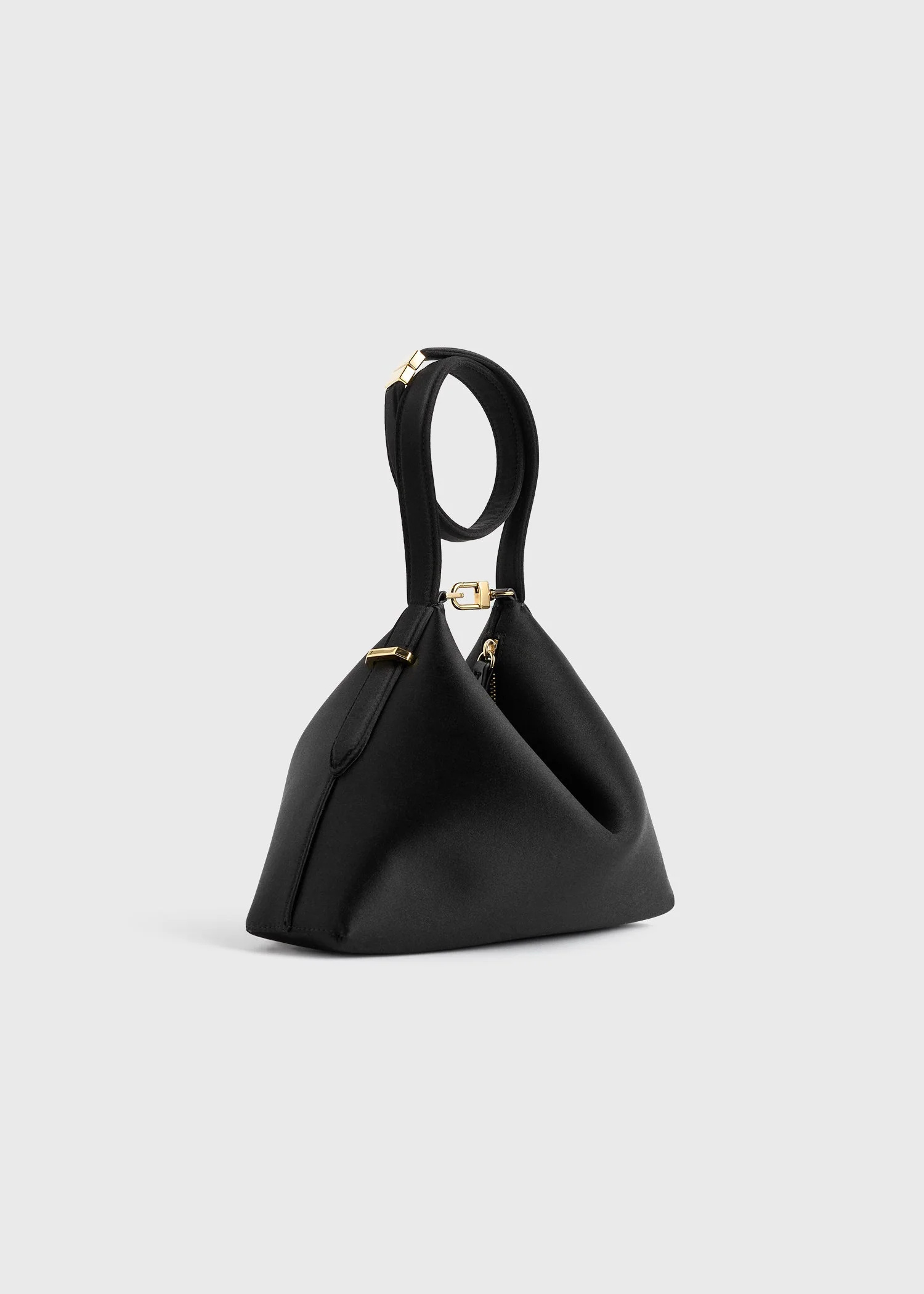 Totême Ribbon Wristlet Tote In Black