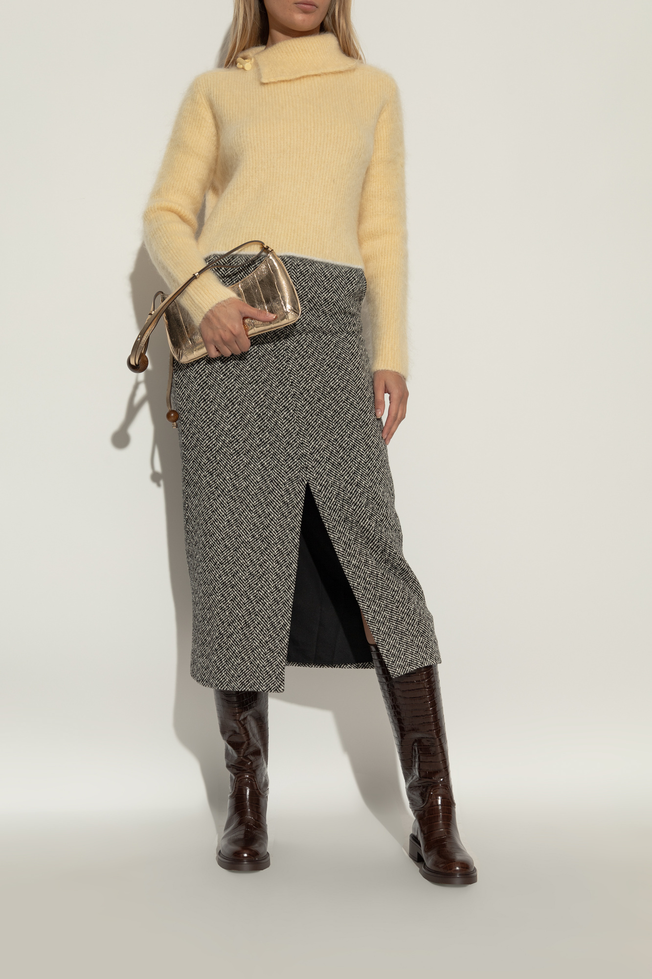 Stuart Weitzman Long-sleeved Boots In Black
