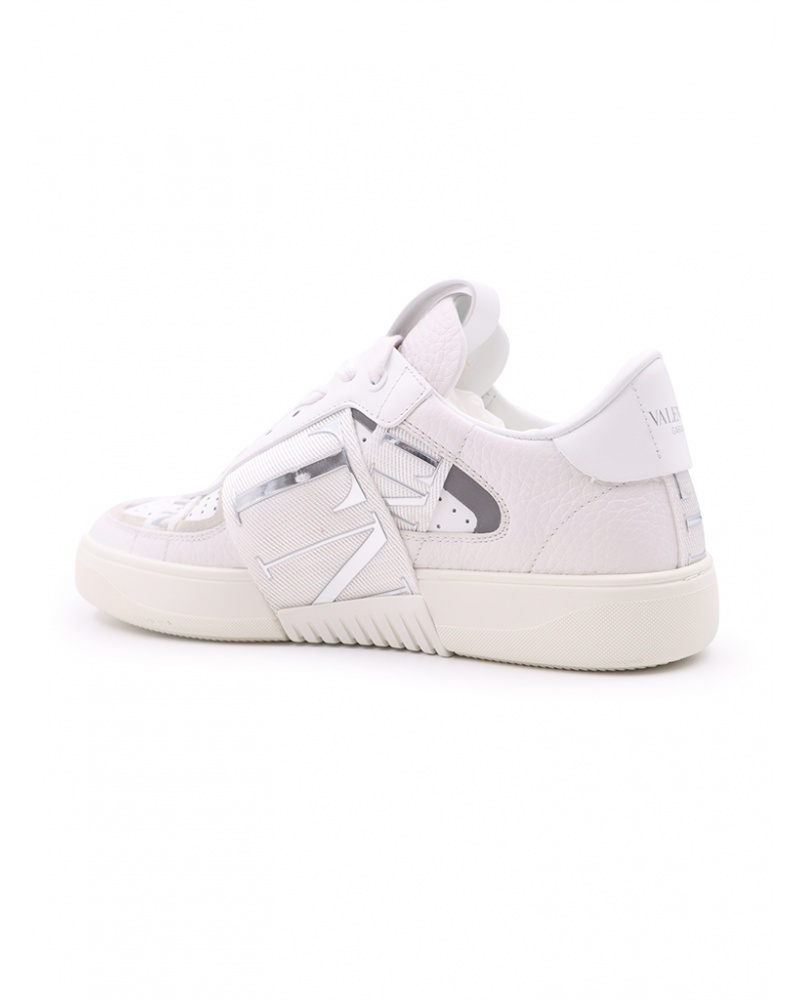 Shop Valentino Vl7n Low-top Sneakers In White