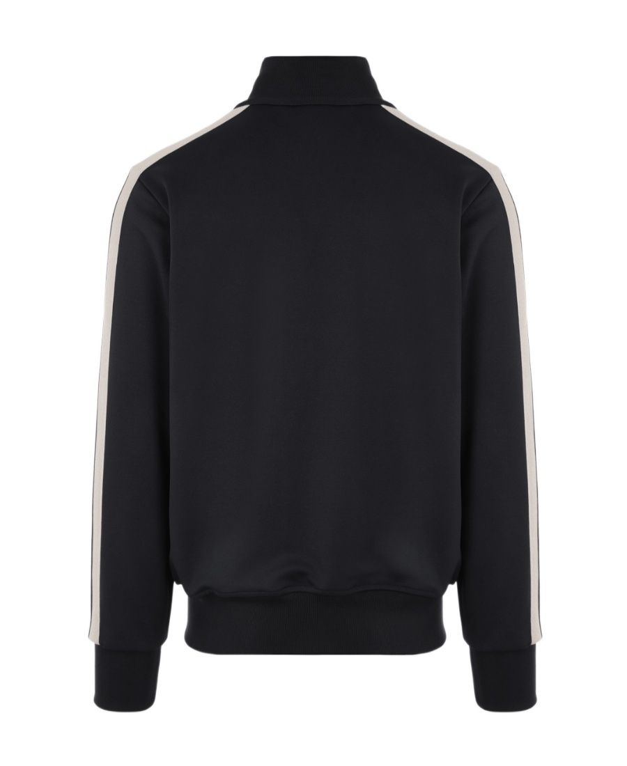 Shop Palm Angels Logo-embroidered Track Jacket In Black