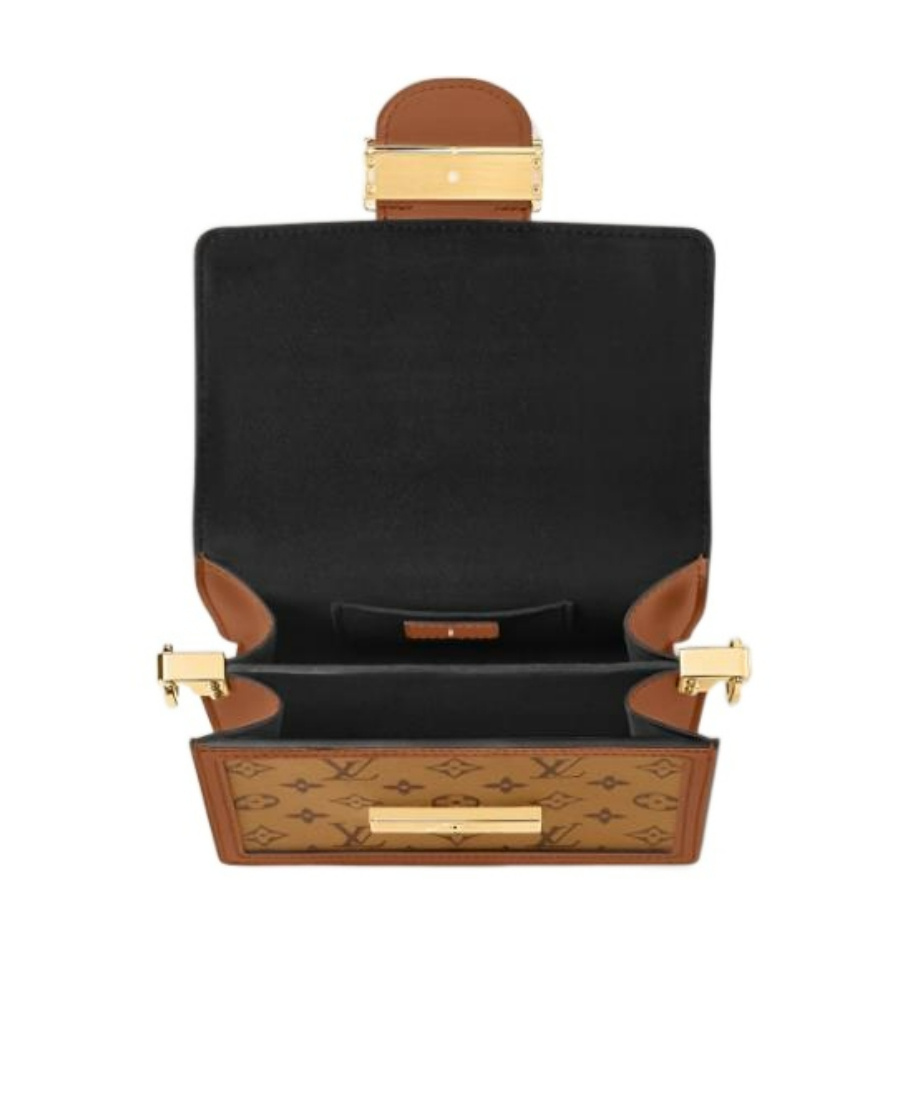Pre-owned Louis Vuitton Mini Dauphine Shoulder Backpack In Brown