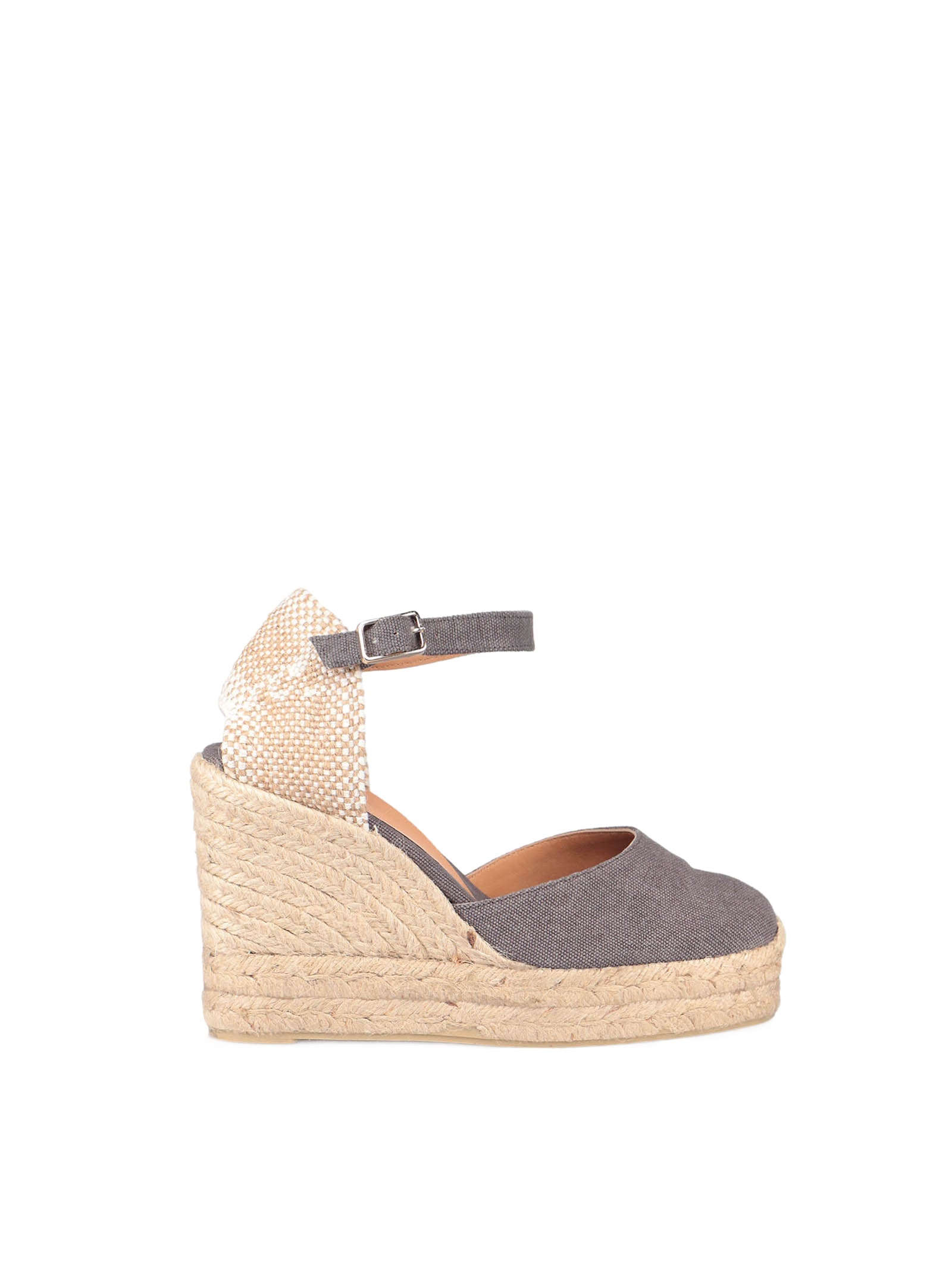 CASTAñER WOVEN WEDGE-HEEL ESPADRILLES