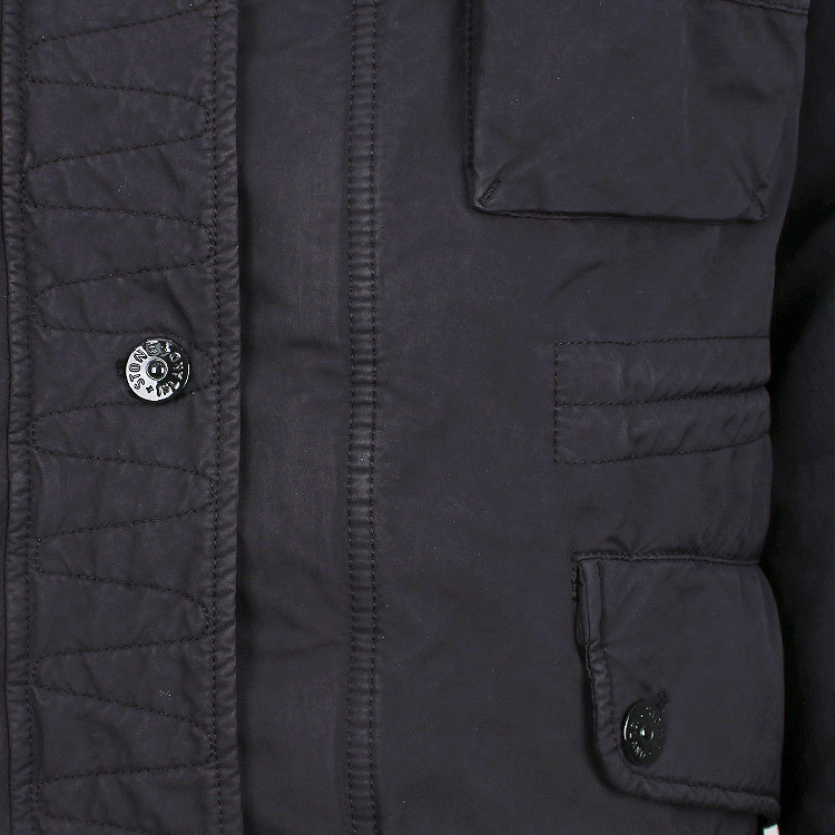 Stone Island David-tc Parka Coat In Blue