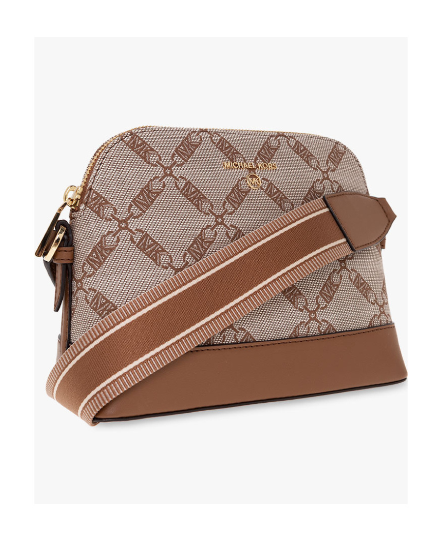 Michael Michael Kors Logo-embossed Crossbody Bag In Brown
