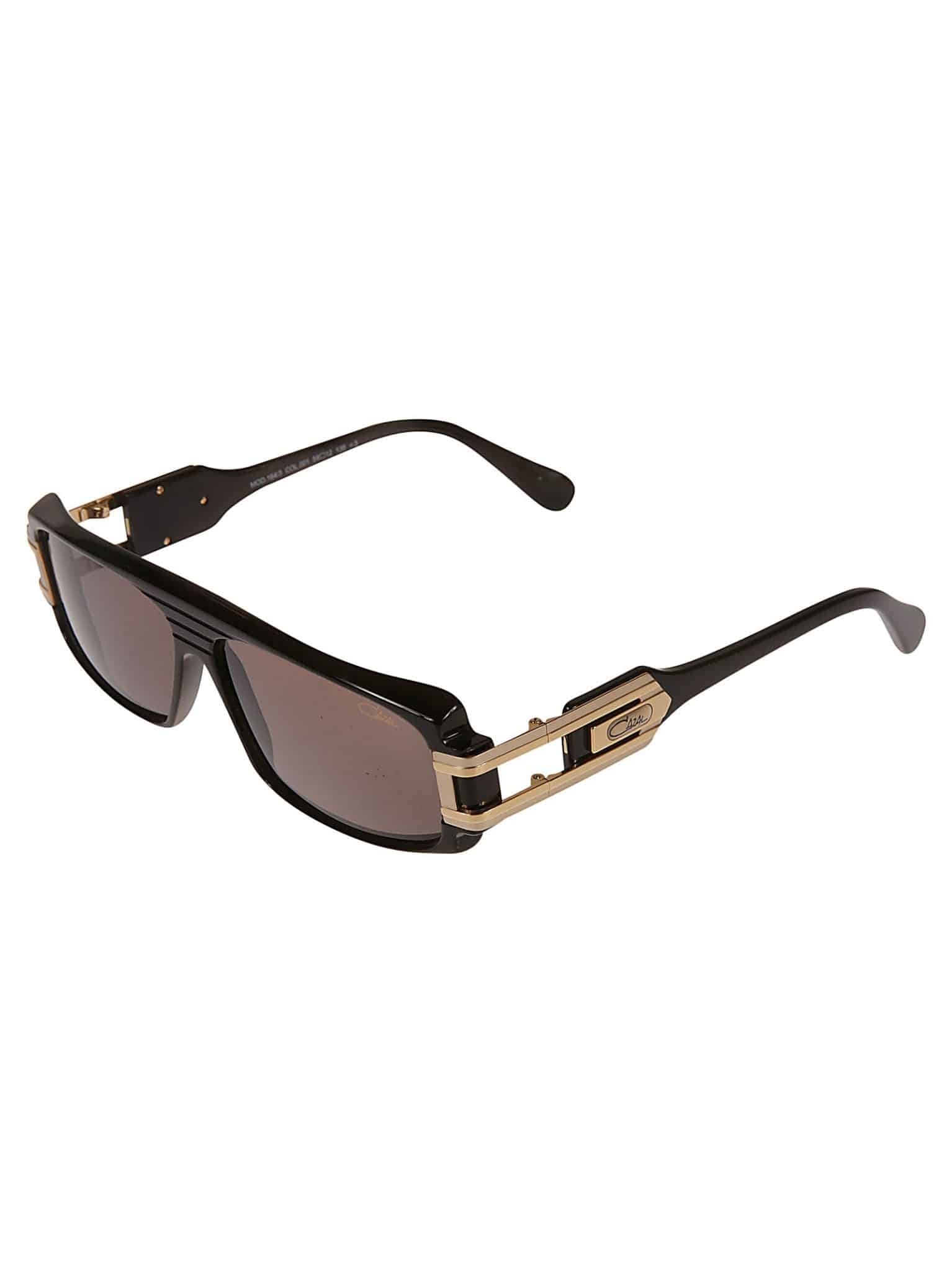 Cazal Logo Sunglasses In Black