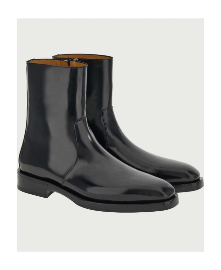 Ferragamo Salvatore  Side-zip Ankle Boots In Black