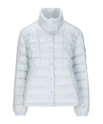 Moncler Aminia Short Style Down Jacket In Blue