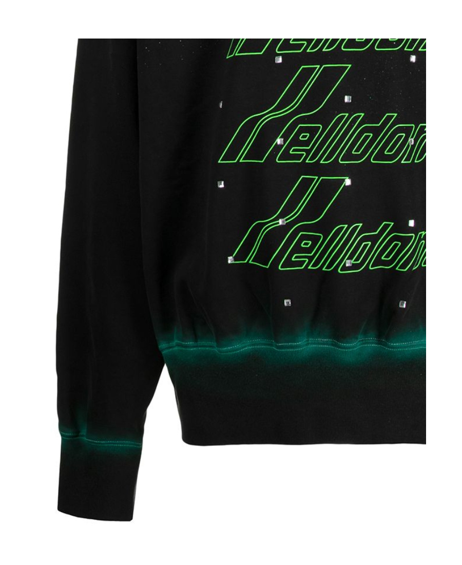 We11 Done Logo Sweater In Black