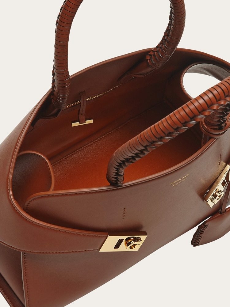 Ferragamo Handbag With Handle In Brown