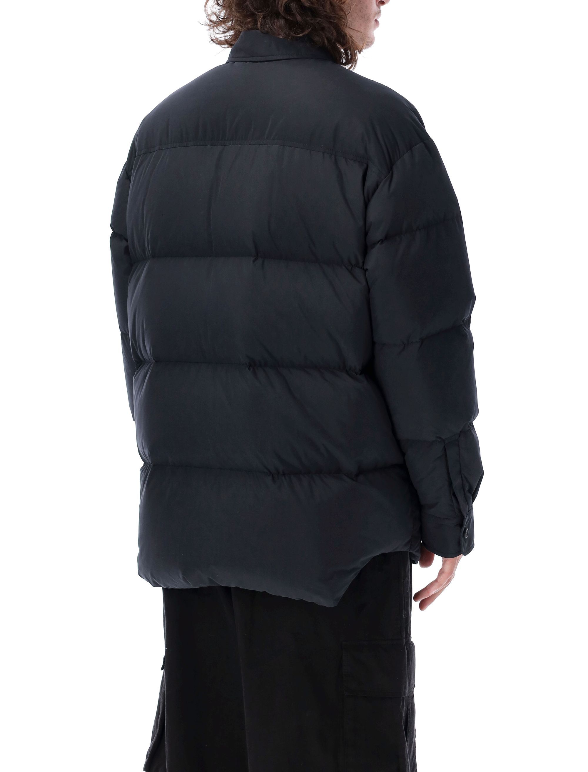 Off-white Off White Men Black Polyester Down Jacket In Black