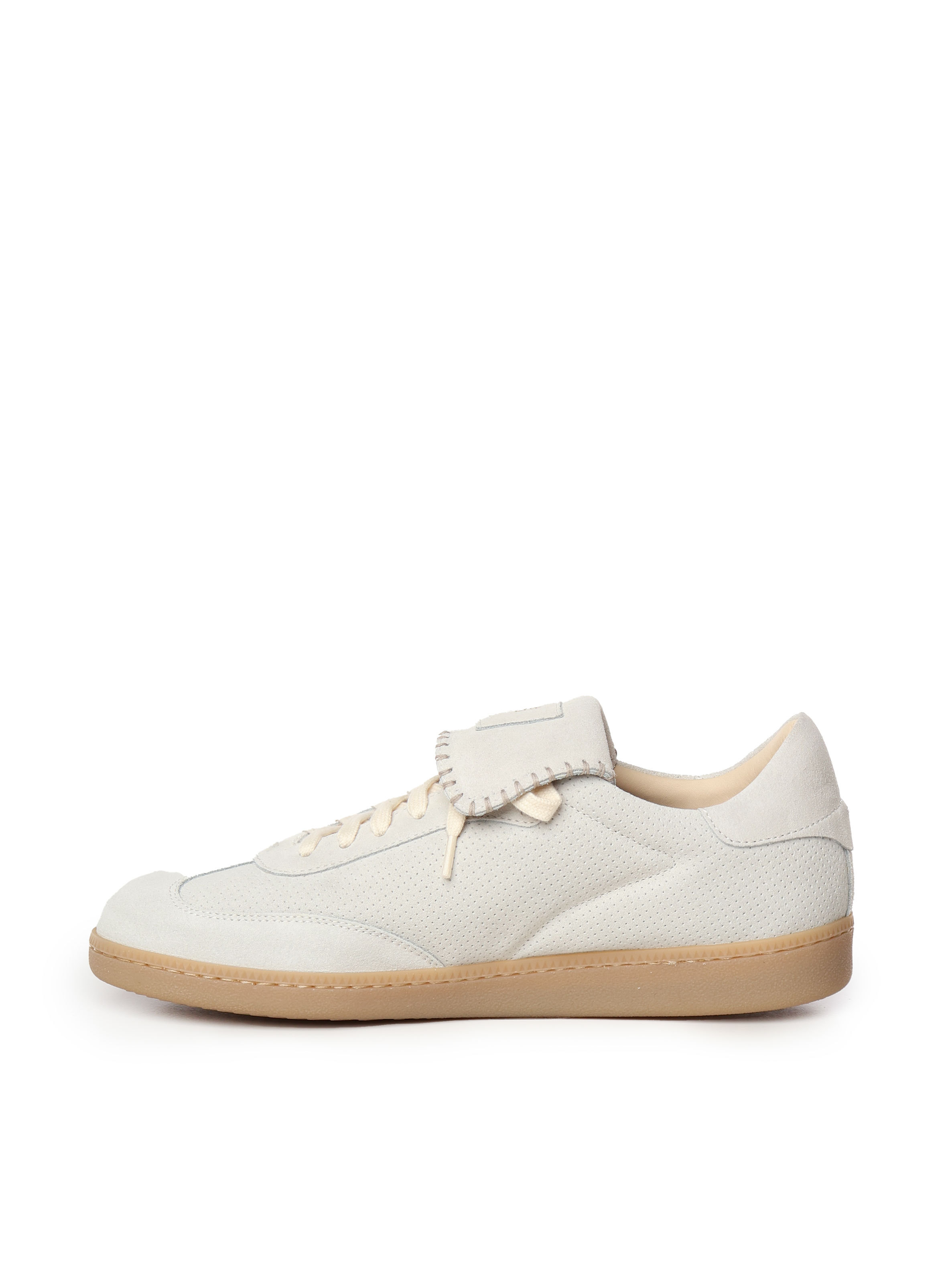 Eleventy Lace-up Sneakers In White
