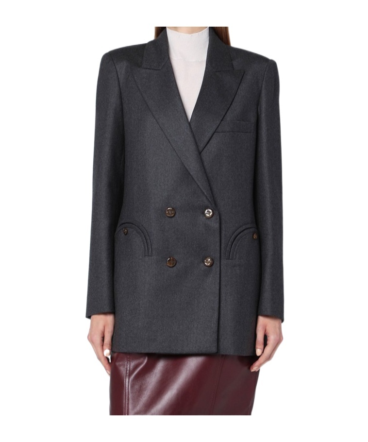 Blazé Milano Double Breasted Wool Blazer