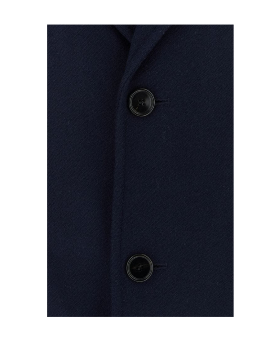 Ami Alexandre Mattiussi Ami Oversized Buttoned Coat In Blue