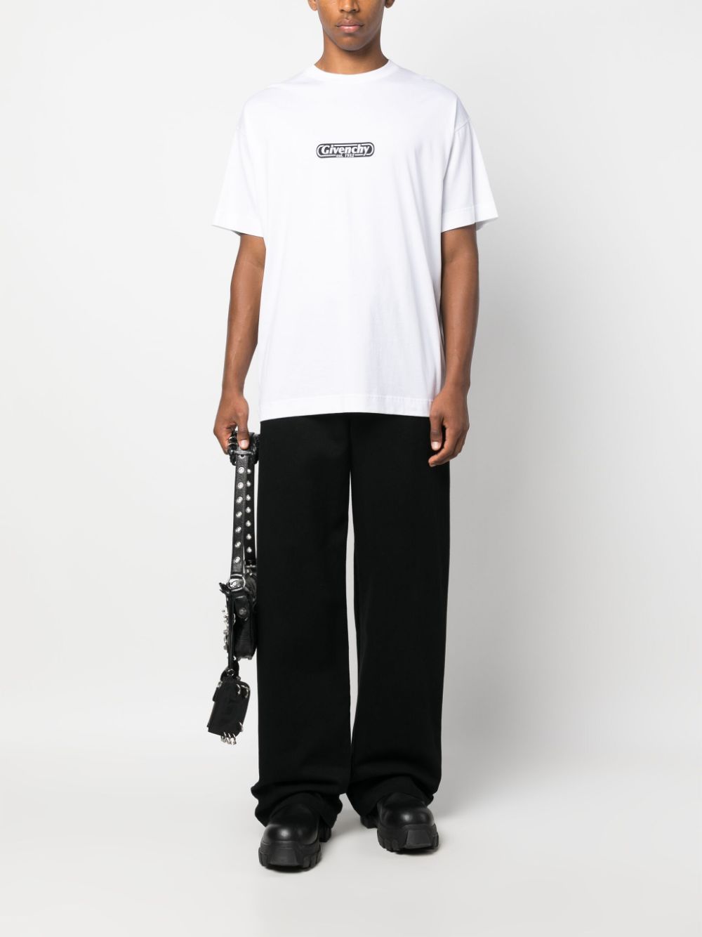 Givenchy Logo Cotton T-shirt In White