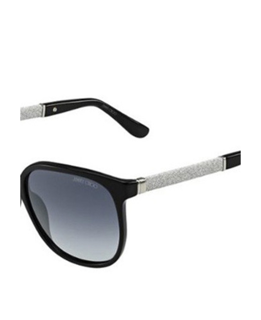 Jimmy Choo Logo Sunglasses In Gray