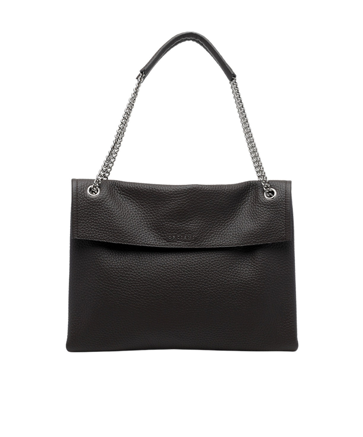 Orciani Venus Soft Midi Shoulder Bag In Black