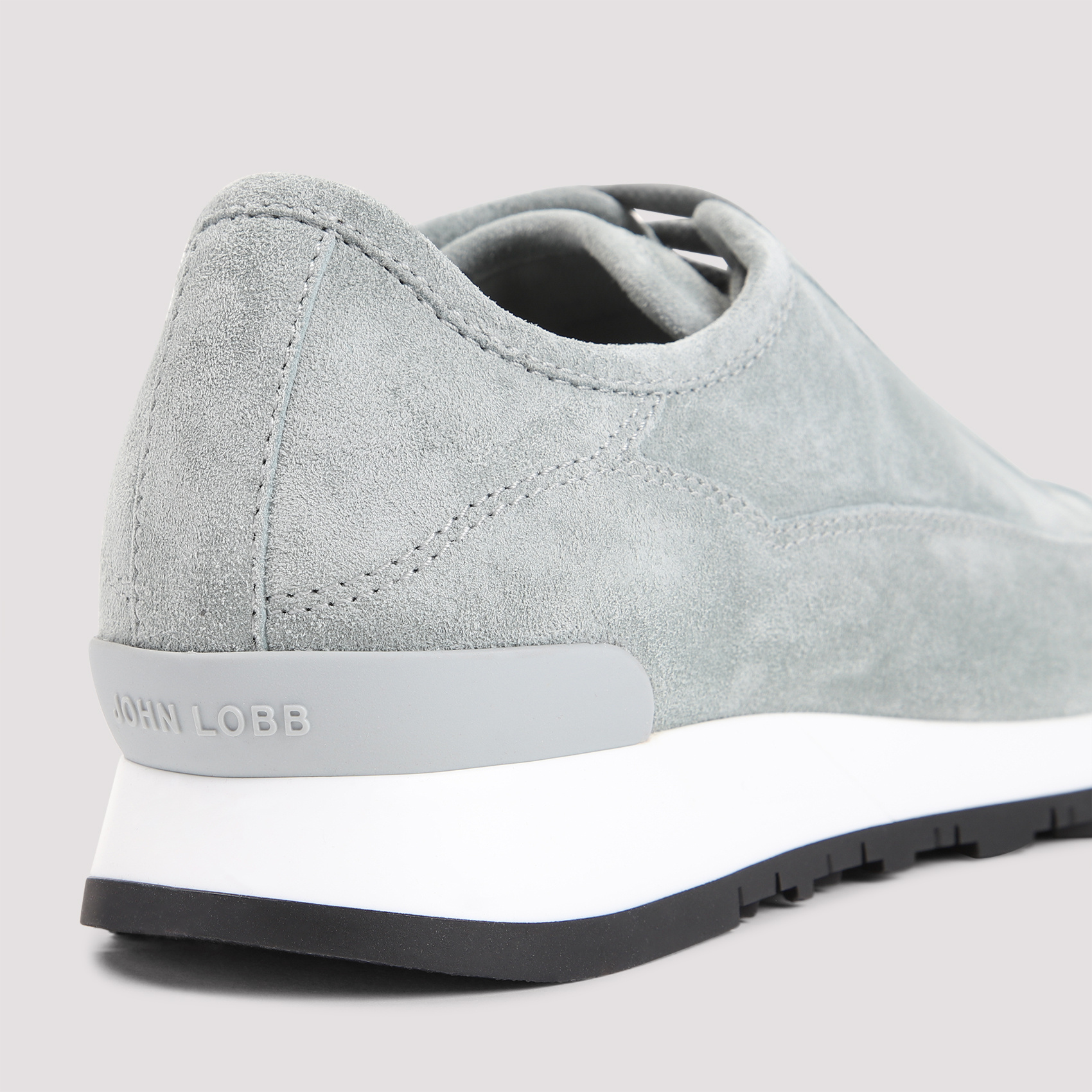 John Lobb Lace-up Low-cut Casual Shoes In Gray
