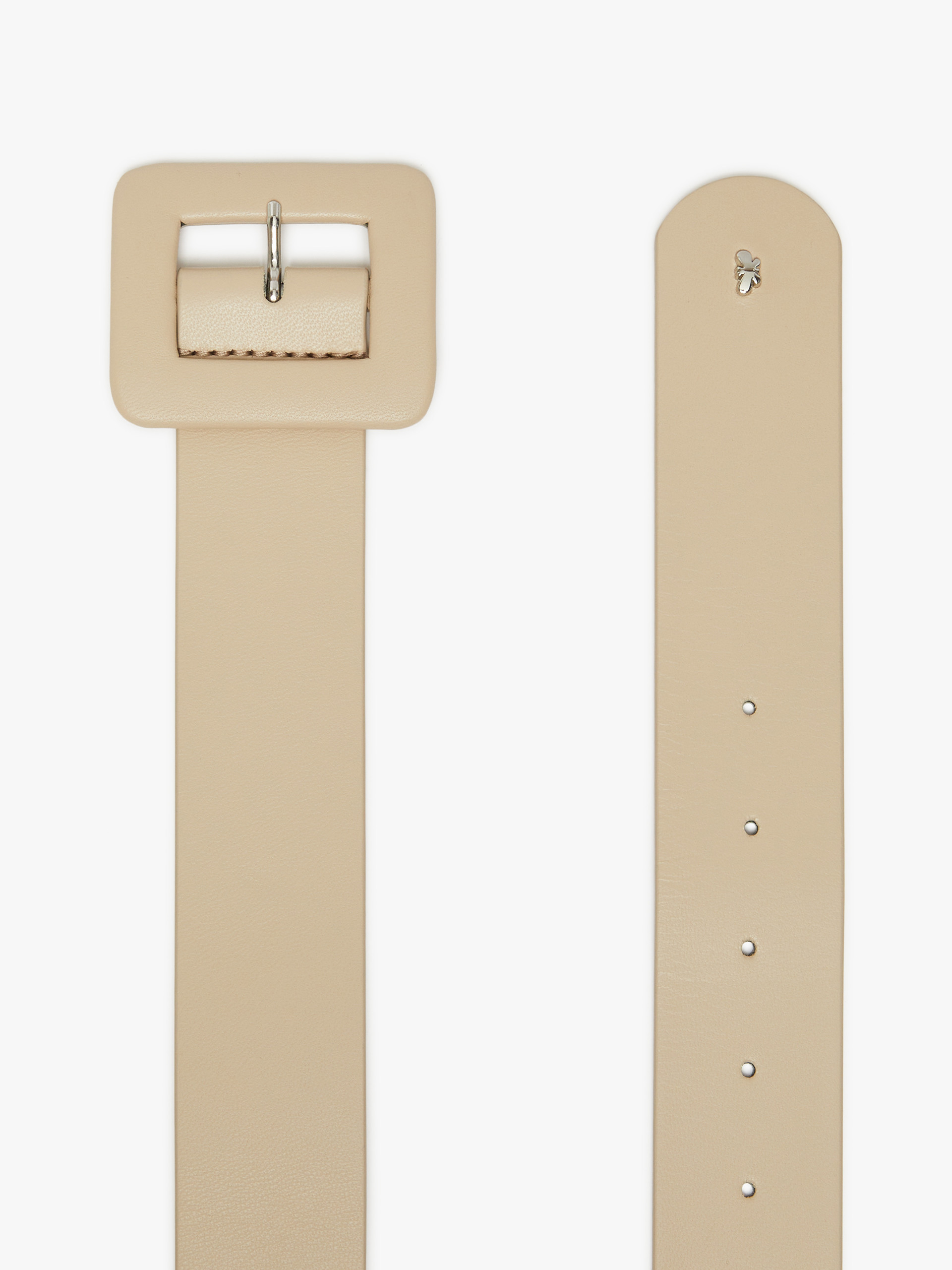 Weekend Max Mara Logo Belt In Nude