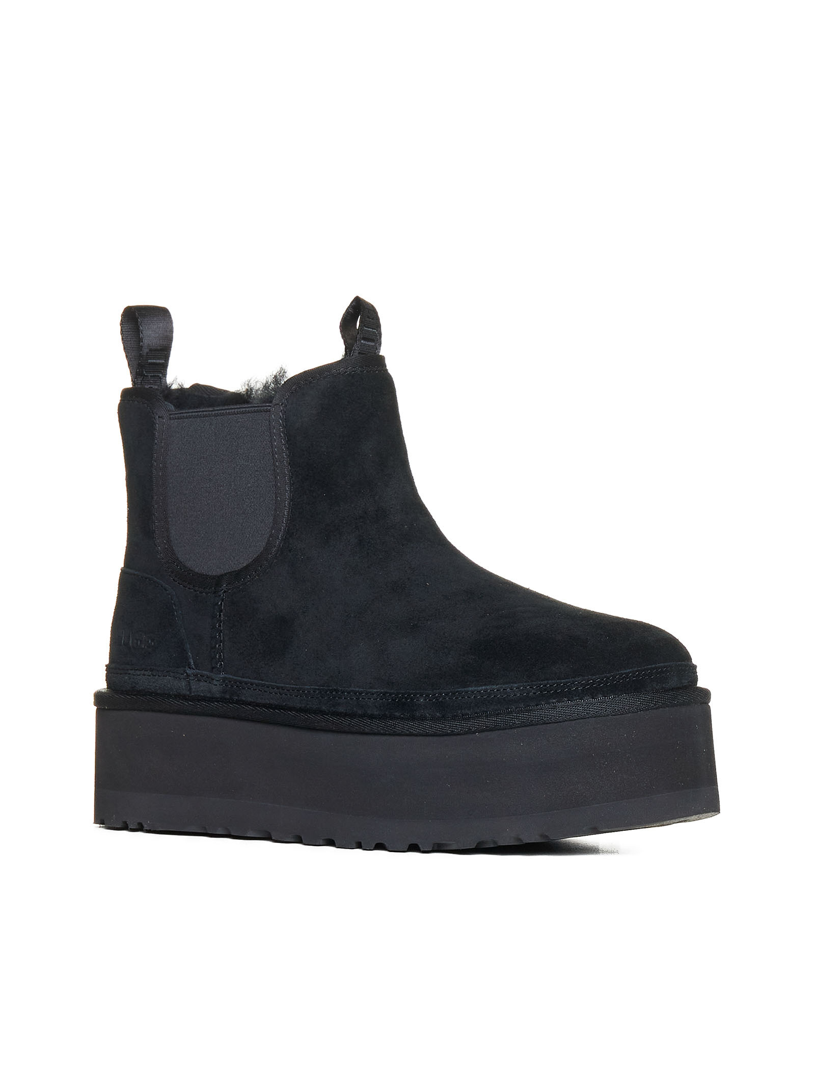 Ugg Numel Platform Ankle Boots In Black