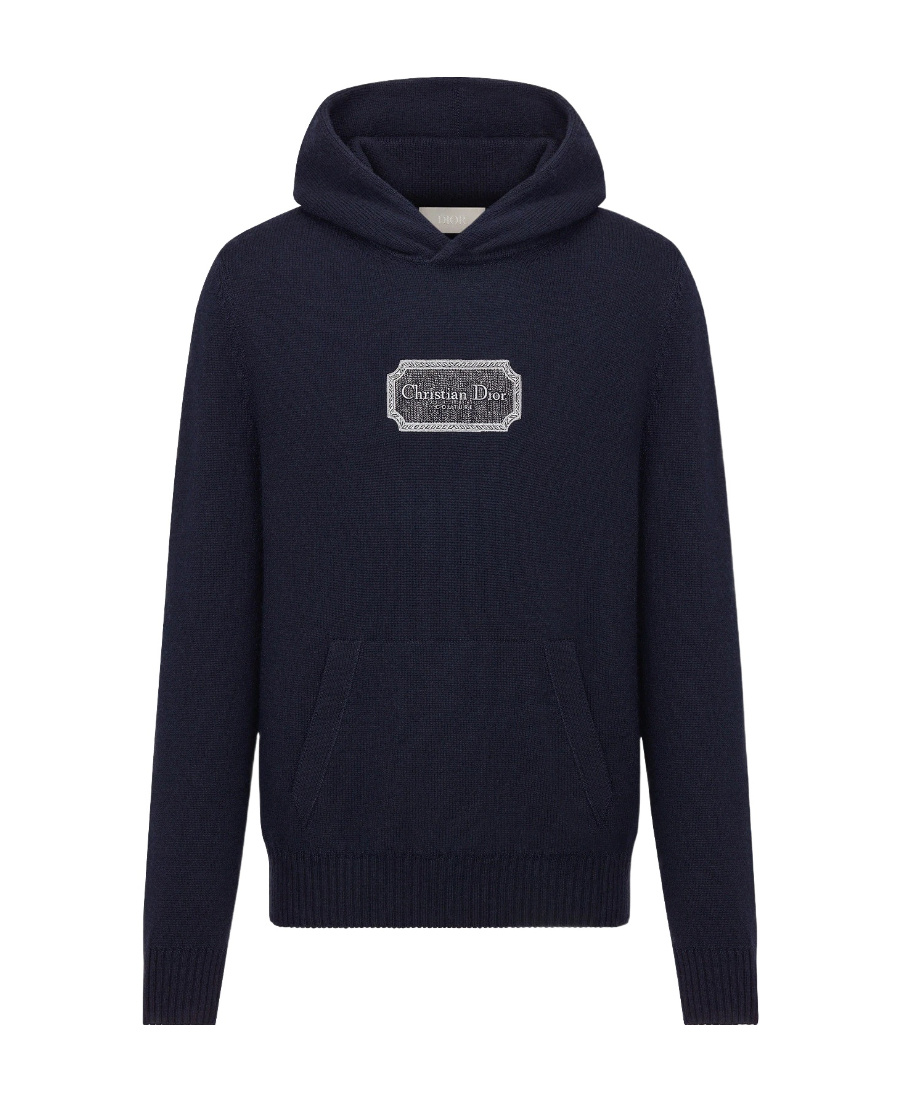 Dior Christian  Couture Hoodie In Black