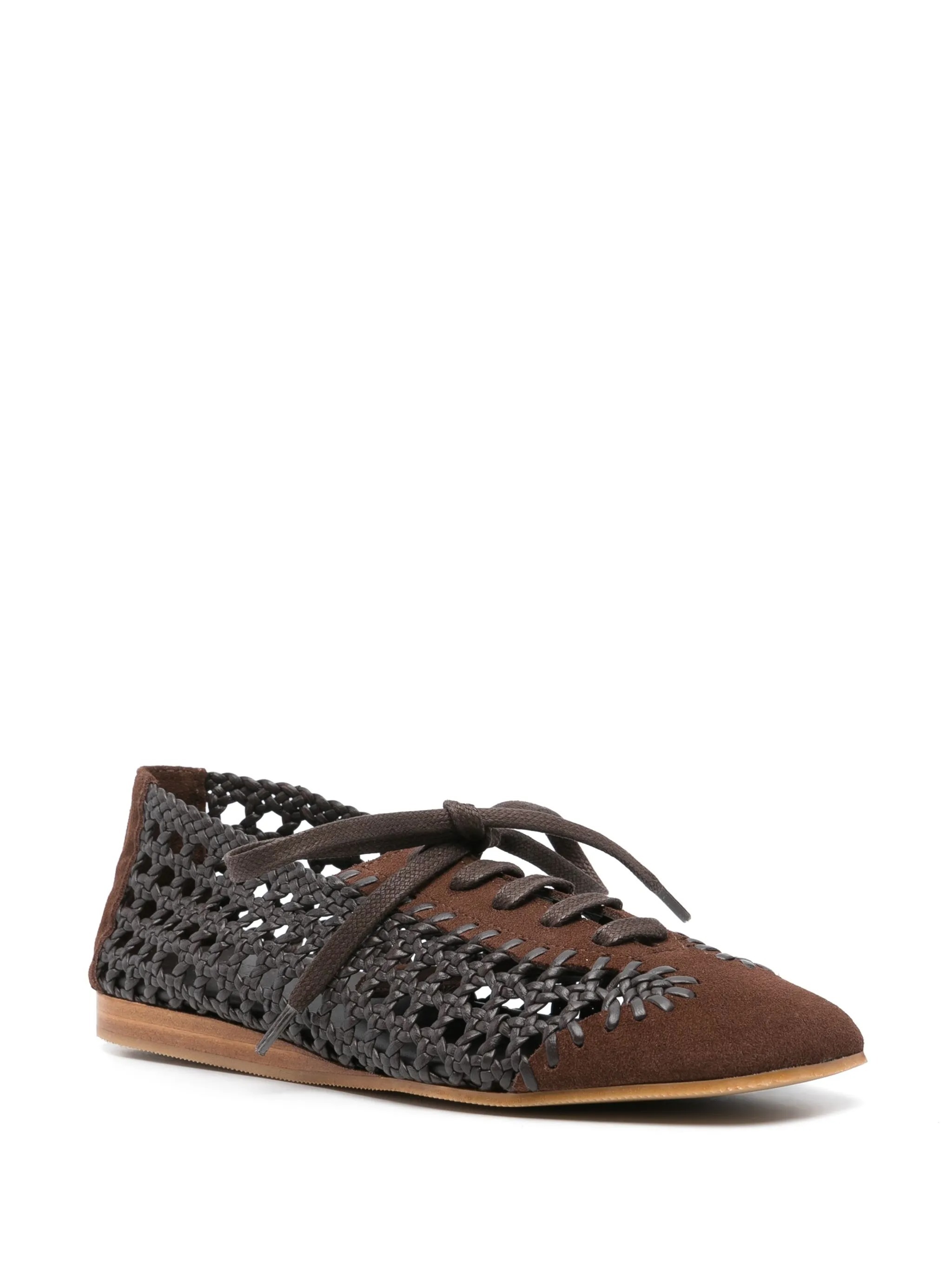 Hereu Woven Sneakers In Darkbrown