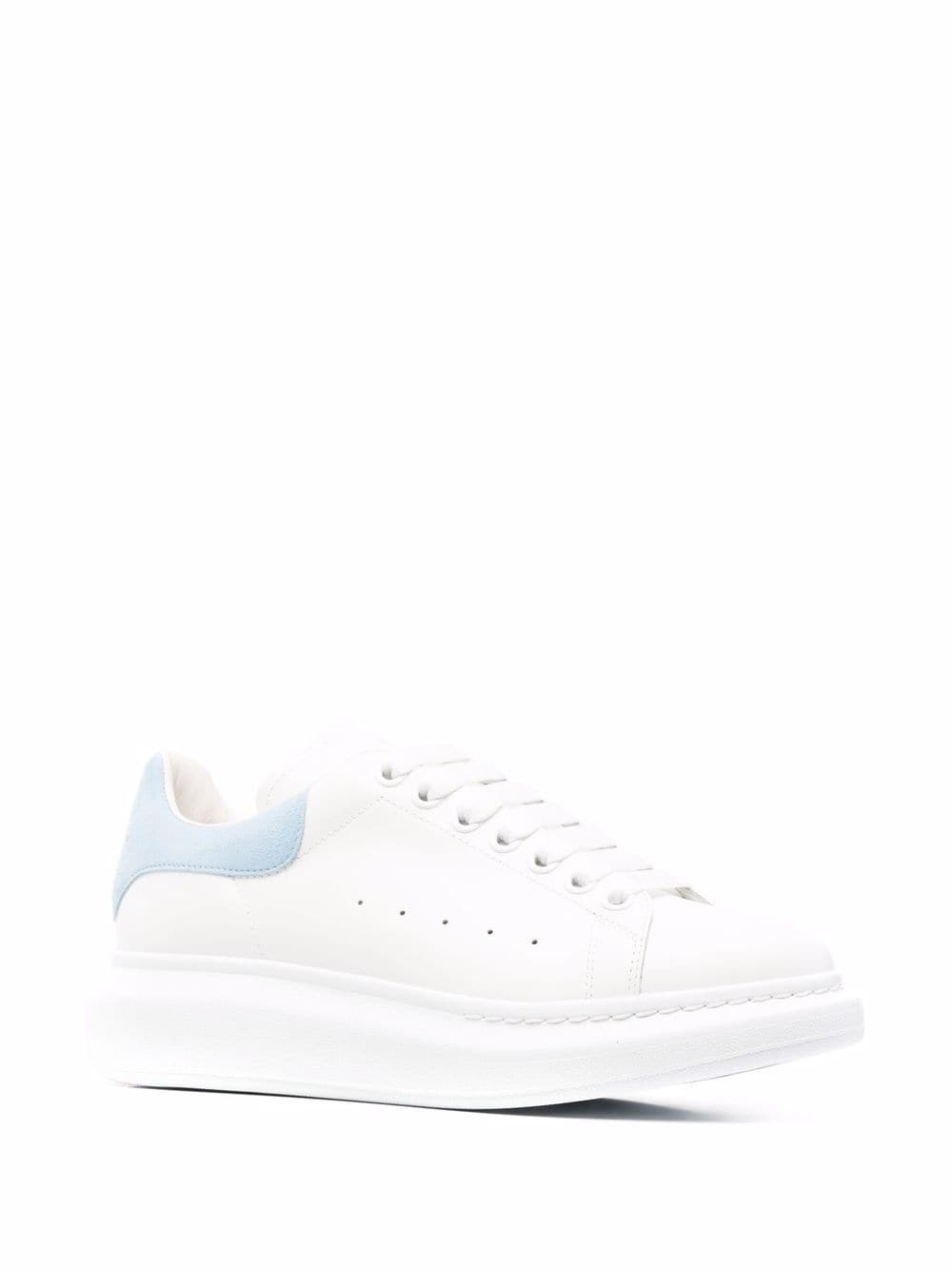 Shop Alexander Mcqueen Oversized Low-top Sneakers In White