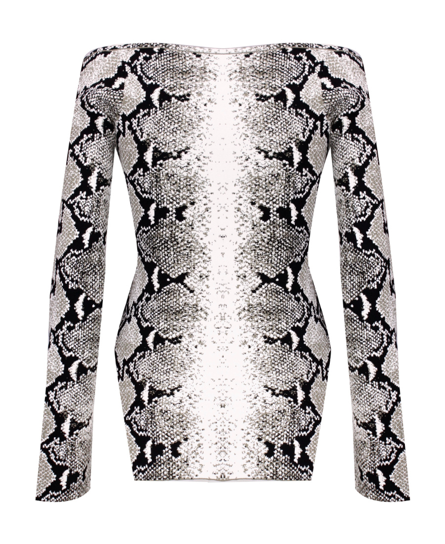 Khaite Khaki & Black Maddy Long Sleeve T-shirt In White