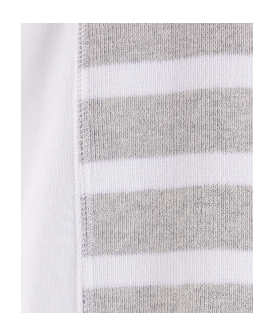 Thom Browne Cotton 4-bar Striped T-shirt In White