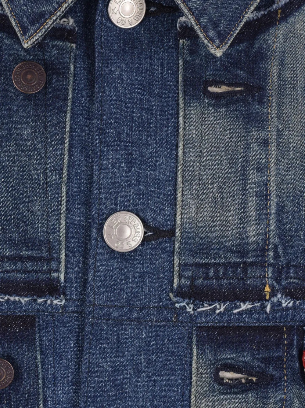 Junya Watanabe Long Sleeve Denim Jacket In Blue