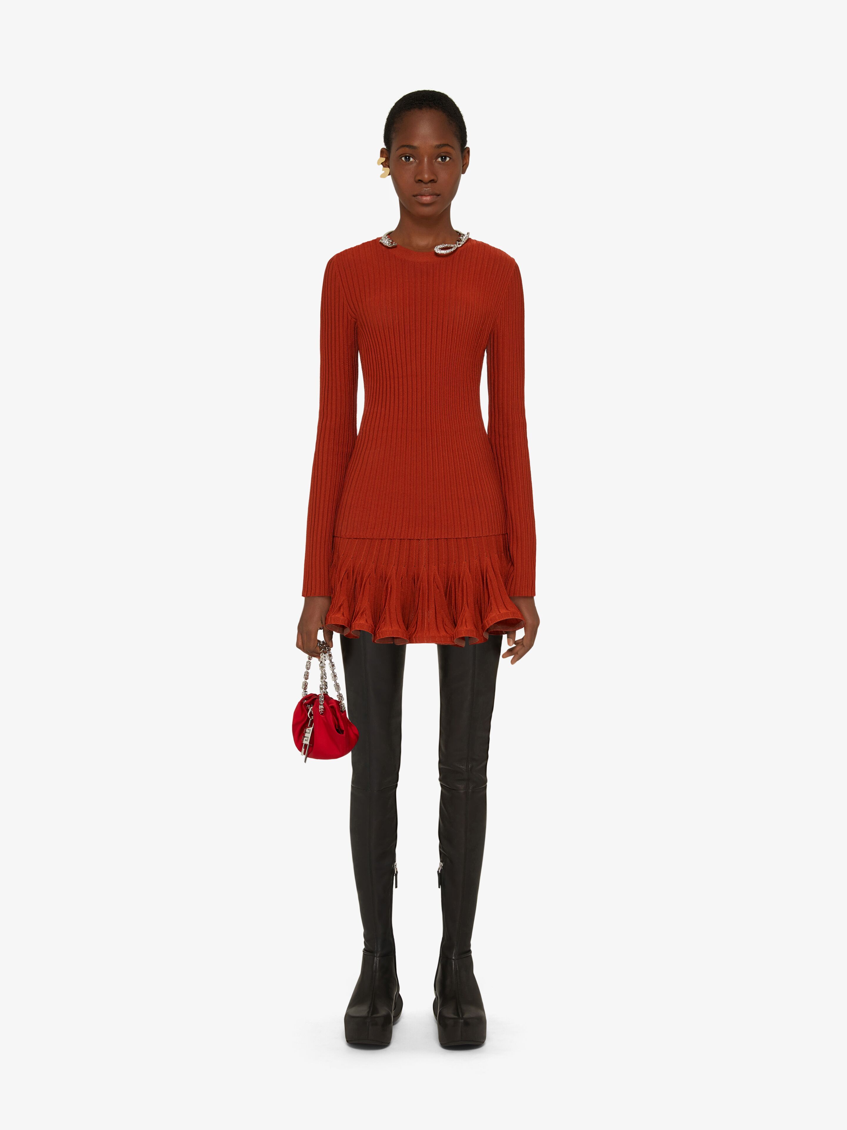 Givenchy Rib Sweater In Red