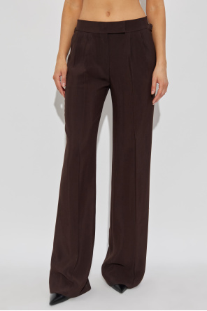 Tom Ford Belt Loops Slacks In Black