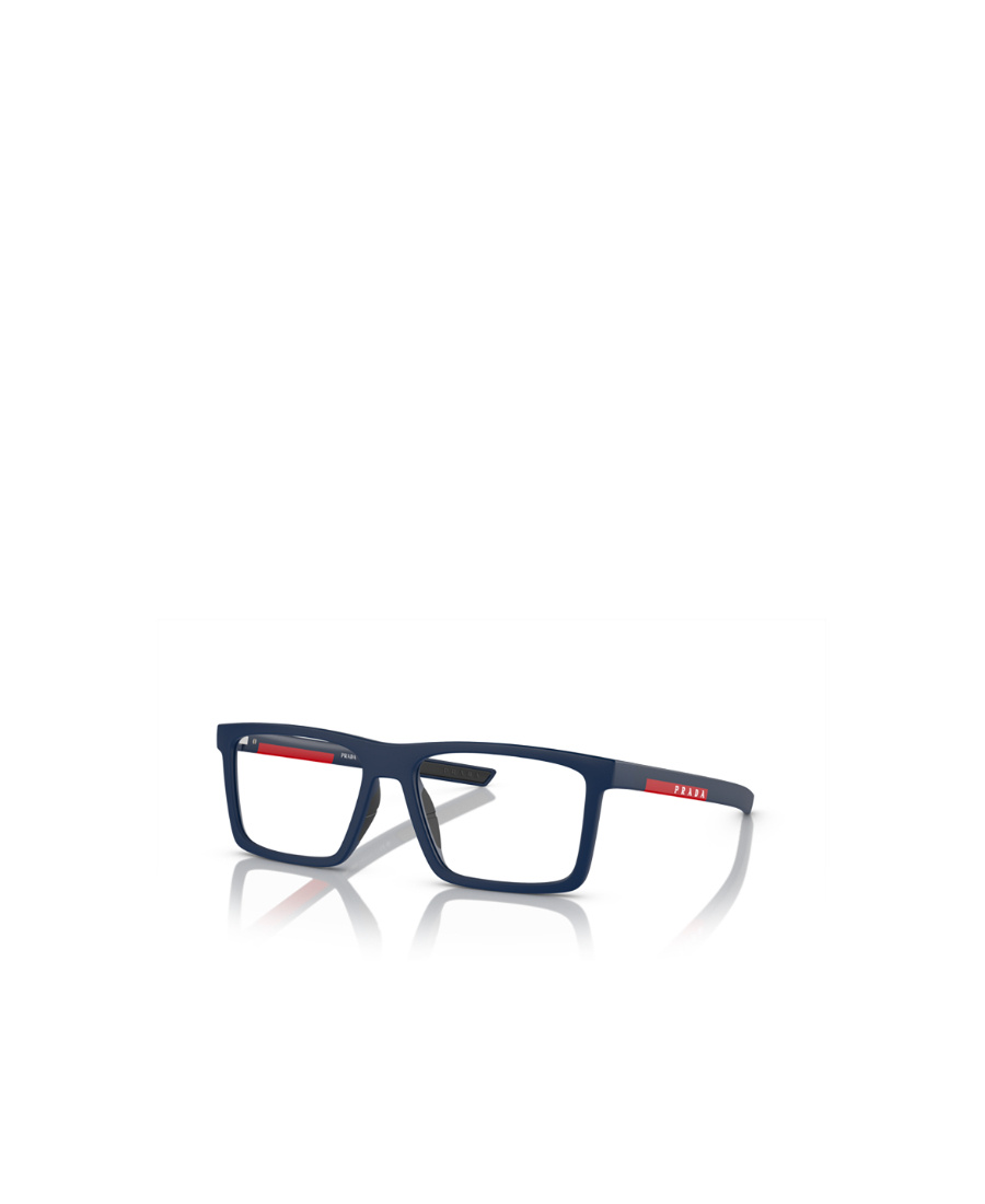 Prada Rectangular-frame Flat Mirror In Blue