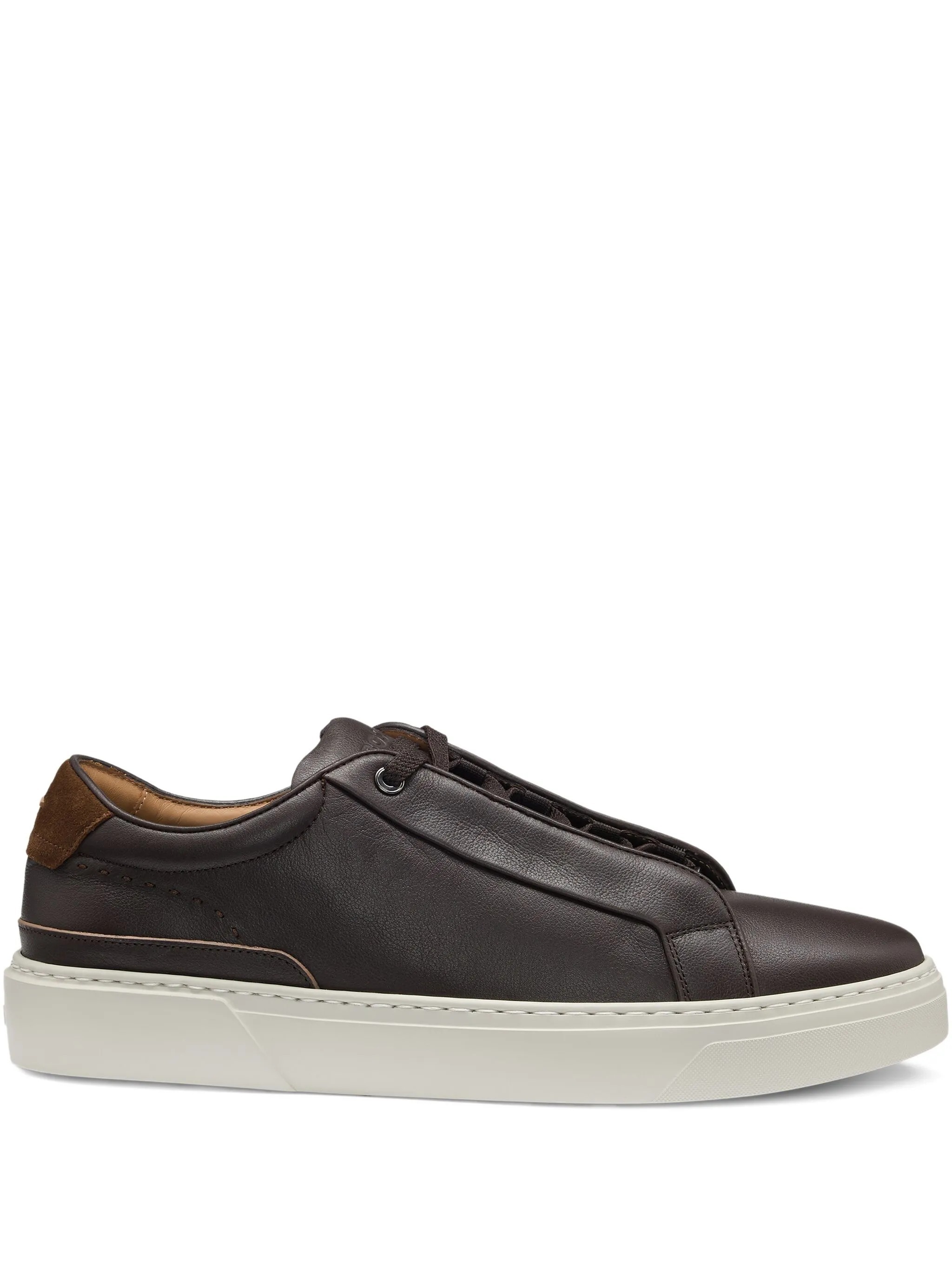 Hugo Boss Gary Leather Lace-up Sneakers In Black