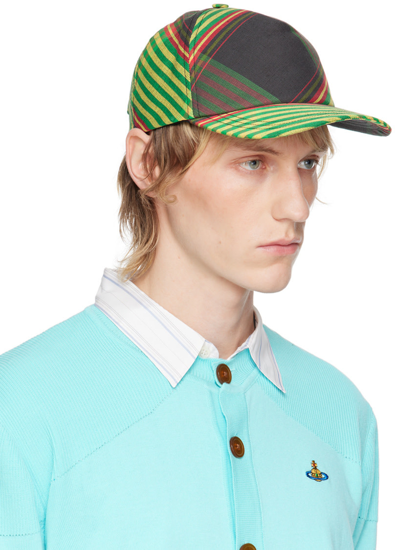 Vivienne Westwood Embroidery Baseball Cap In Blue