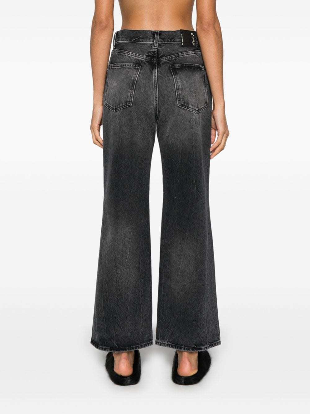 Haikure Winona Spider Black Jeans Black In Black