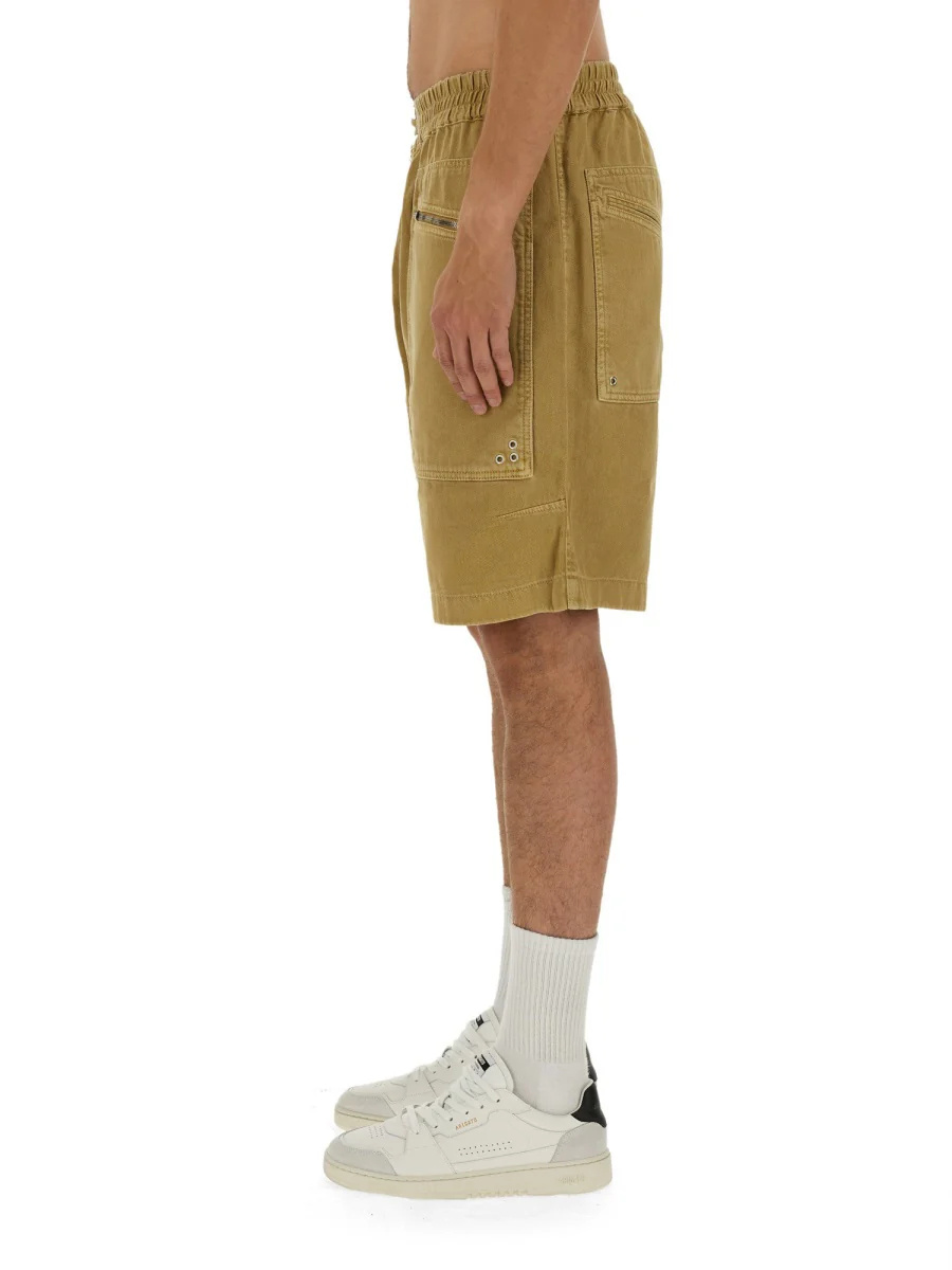 Isabel Marant Elastic Waist Shorts In Brown