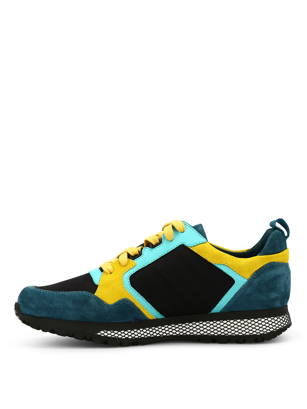 GUCCI TIE-UP COLOR LEISURE SPORTS SHOES