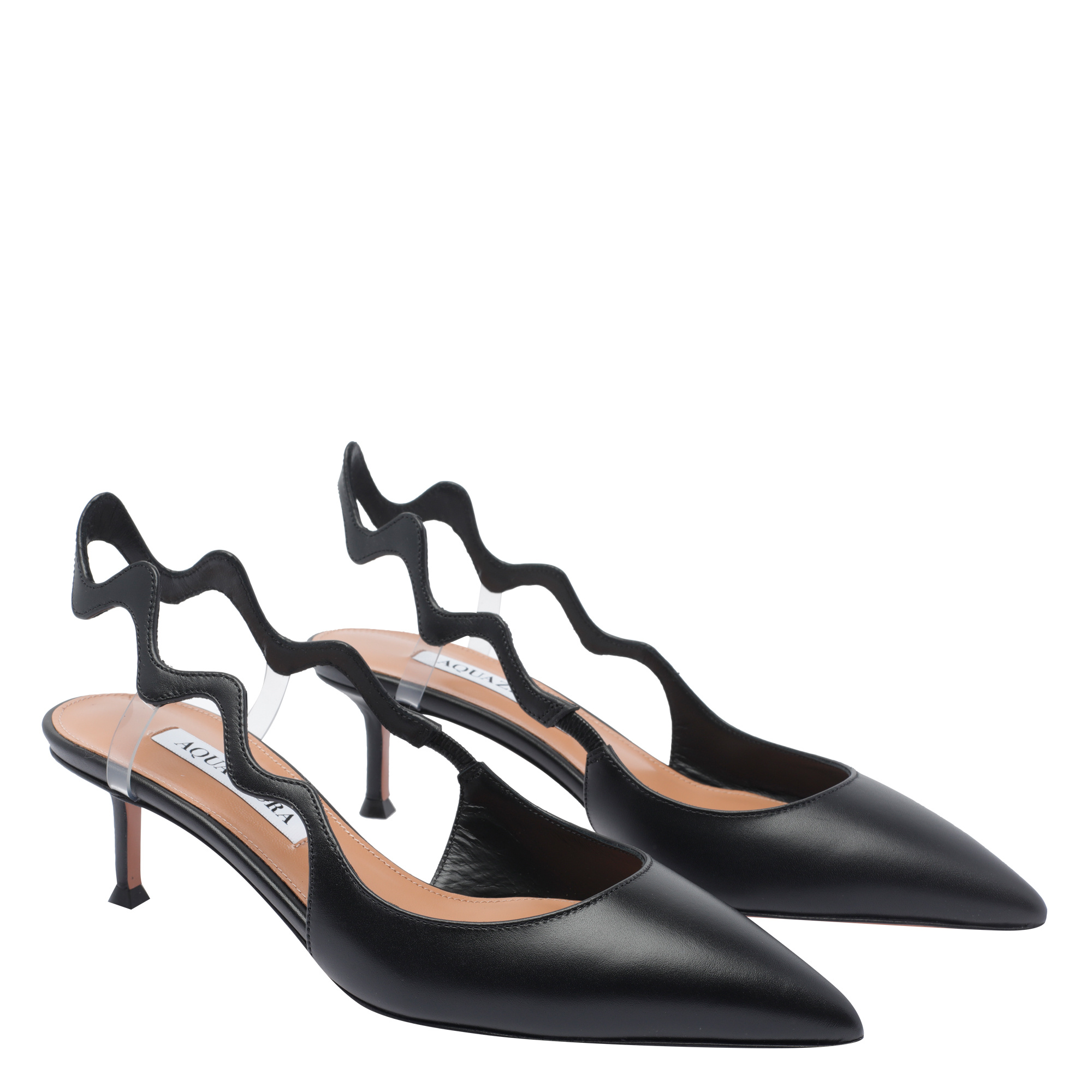Aquazzura Pointed High-heeled Sandals In Multi